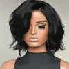 Moelleux Glueless Couches Wear Go 5x5 Perruque Bob Sans Colle Cheveux Humains Ondulé