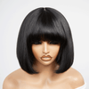 Silk Top Wig Glueless Cuir Chevelu Respirant Bob Mignon Perruque Sans Colle Lisse