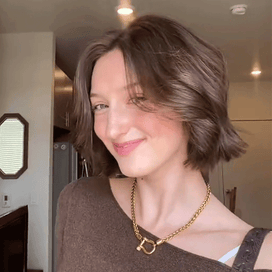 4×4 Glueless Magnifique Ondulé Couleur Brun Chocolat Bob Perruque