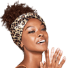𝐅𝐫𝐞𝐞 Bandeau En Soie Glacée à Imprimé Léopard De Style Boho（Livraison Aléatoire）