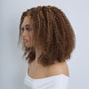 𝐏𝐫𝐞̂𝐭 𝐞𝐧 𝟐𝟒𝐡⚡12 Pouces 9x6 Glueless Cuivre Highlight Perruque Sans Colle Kinky Curly 250 Densité