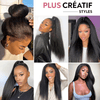 Brazilian Human Hair Straight 360 Lace Front Wig