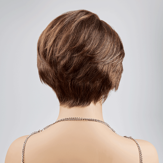 13x4 T Partie Bob Perruque Coupe Pixie Couleur Chocolat