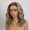 𝐋𝐚𝐬𝐭 𝟒 Glueless Couleur Blond Clair Bob 13x4 Perruque Sans Colle Ondulée Cheveux Humains