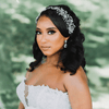WEDDING Chignon Ondulé Romantique Glueless 9x6 Enfilez Et Partez Perruque Bob Sans Colle Loose Wave
