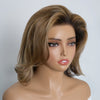 Lace Front 13x4 Carré Dégradé Volumineux Avec Mèches Blondes Highlight Bob 250% Densité Glueless Perruque