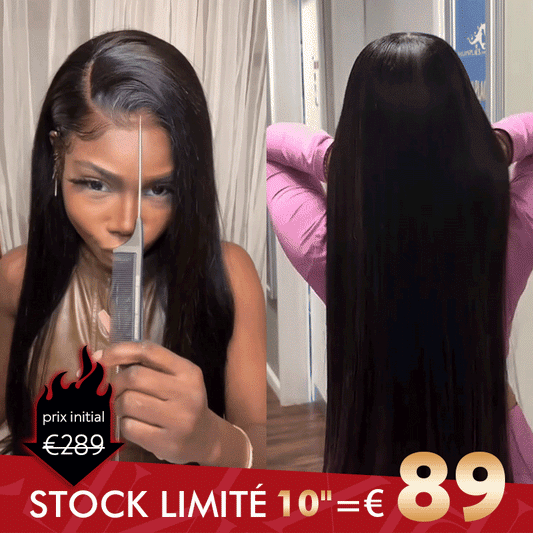 𝐋𝐚𝐬𝐭 𝟏𝟎 Soyeux Glueless Nœuds Blanchis Wear Go 9x6 13x4 Perruque Sans Colle
