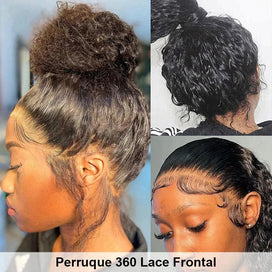 2 paquets perruques cheveux humains gros plus un cadeau gratuit - SHINE HAIR