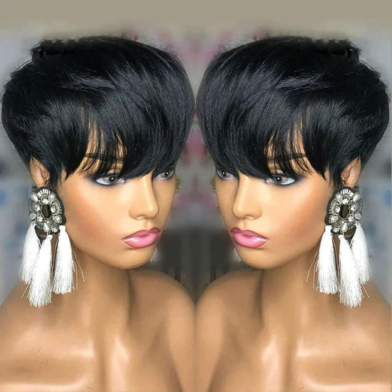 2 paquets perruques cheveux humains gros plus un cadeau gratuit - SHINE HAIR