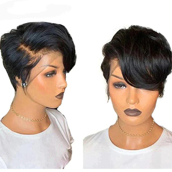 2 Perruques à Franges Cheveux Brésiliens Bouclés 1 Perruque Pixie Gratuite - SHINE HAIR