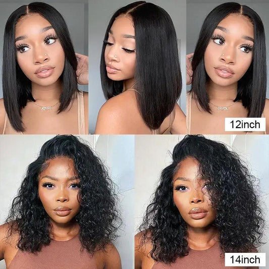 2 perruques sans colle Bob wig cheveux humain - SHINE HAIR