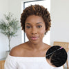 Glueless Chic Perruque Afro Kinky Curly 13x4 Cheveux Courts Bouclés Portez Et Partez