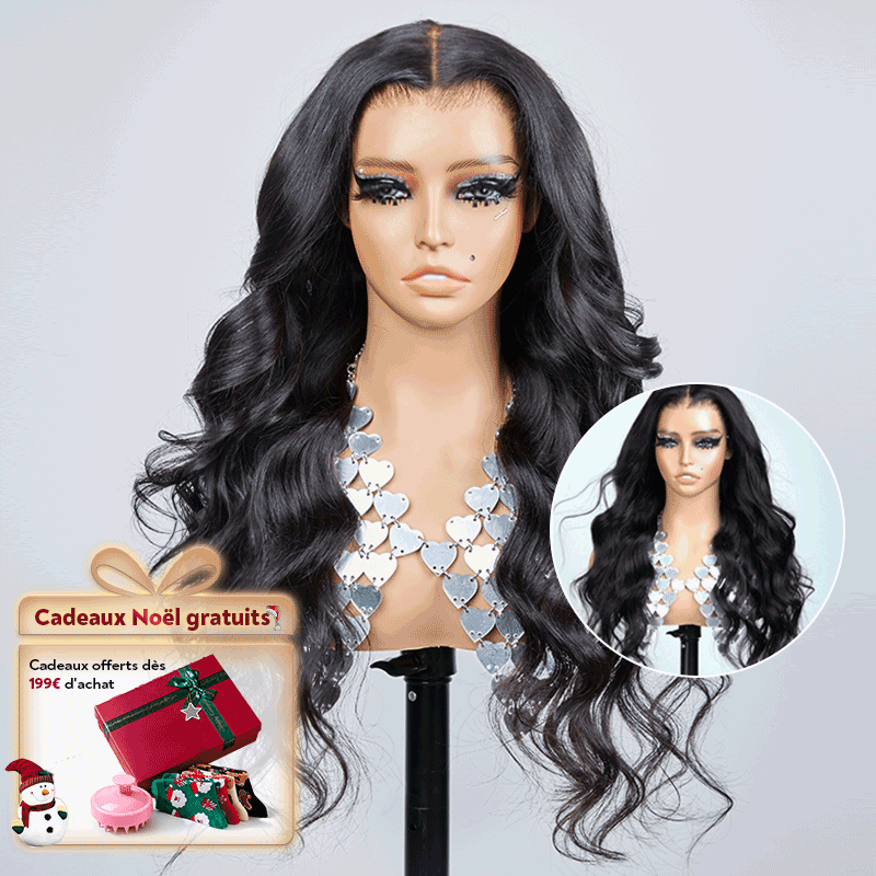 7X5 Glueless Wig Upgraded Bleached Knots Wear Go Body Wave Human Hair