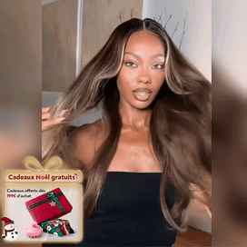 Glueless Pré-épilé Couleur Mèches Blondes Ombré 13x4 Perruque Sans Colle Body Wave 250% Densité