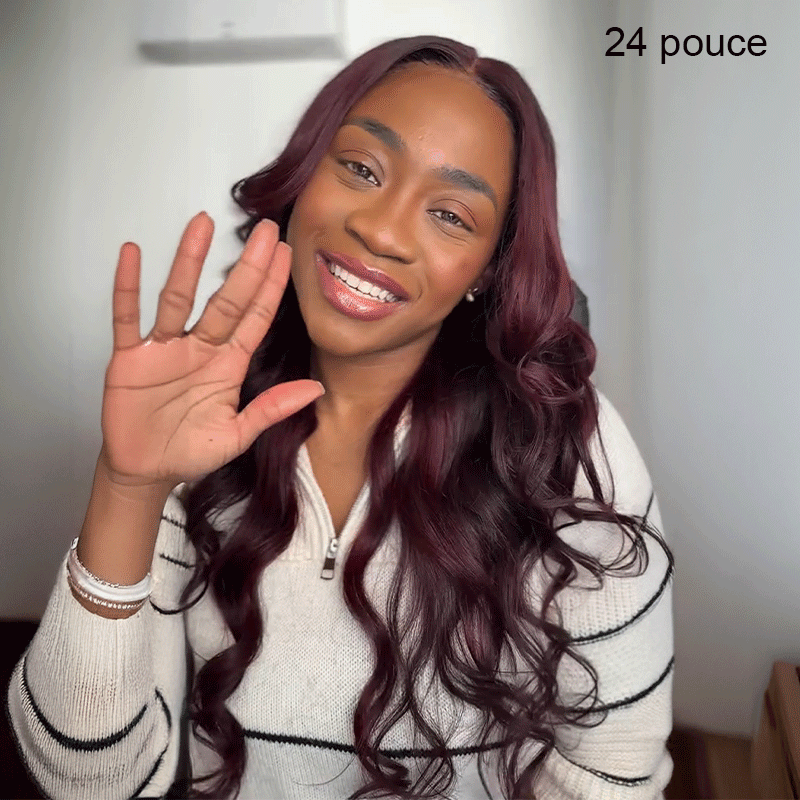 13x4 Glueless Couche Parting Max Couleur Highlight Perruque Sans Colle Body Wave 250% Densité