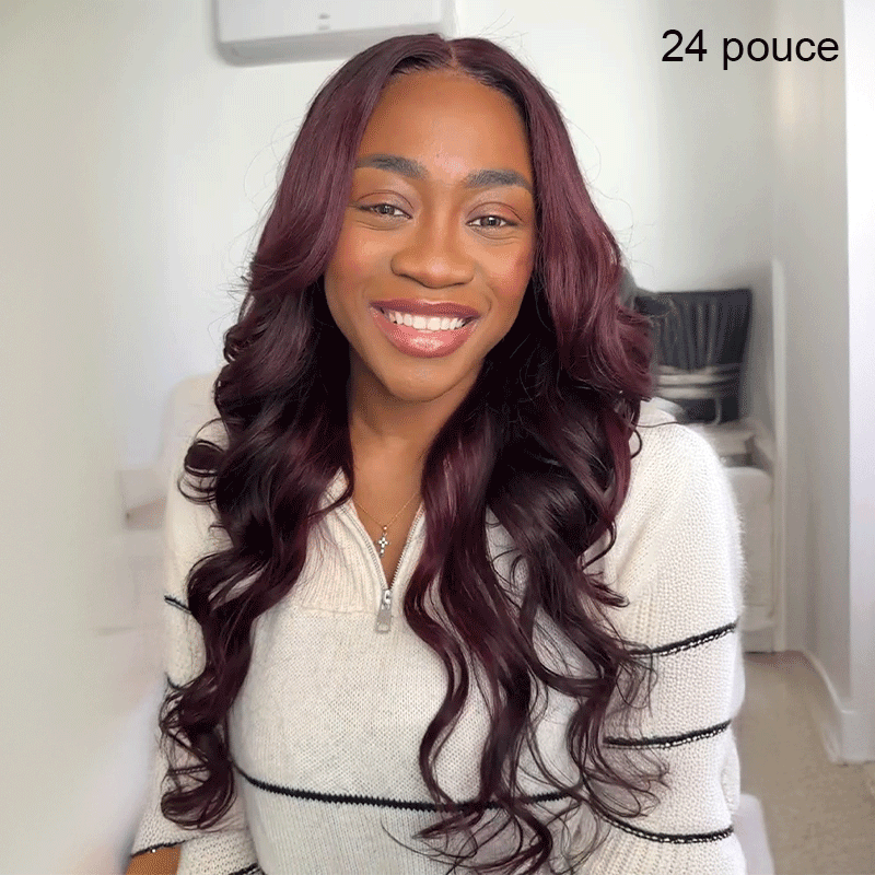 13x4 Glueless Couche Parting Max Couleur Highlight Perruque Sans Colle Body Wave 250% Densité