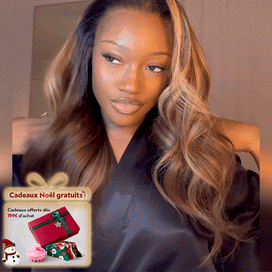Glueless Sans Nœud Couleur Highlight Ombré 13x4 Perruque Sans Colle Body Wave