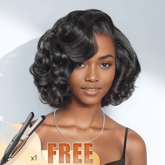 𝐋𝐚𝐬𝐭 𝟑 13x4 Glueless Classique Couche Bob Perruque Sans Colle Loose Wave 250% Densité