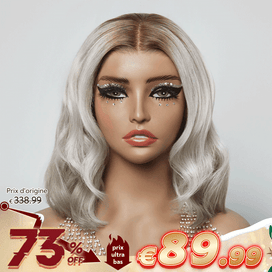 Crazy Deals🔥 Glueless Couleur Blonde Avec Un Brun Clair Subtil Bob 13x4 Perruque Sans Colle