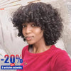 Glueless 3 Couleur Stylisé Boucles Rebondies 99j/Highligh Marron Bob Perruque Sans Colle