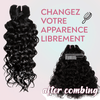 Extensions Noir Tissage Cheveux Bruts Water Wave