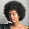 𝐏𝐫𝐞̂𝐭 𝐞𝐧 𝟐𝟒𝐡⚡Afro Bouclé Glueless Bob Wear Go Perruque Sans Colle Cheveux Humains