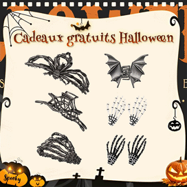 𝓗𝓪𝓵𝓵𝓸𝔀𝓮𝓮𝓷🎃𝐅𝐫𝐞𝐞 Accessoires Métalliques Pour Cheveux Pour Femmes Et Filles