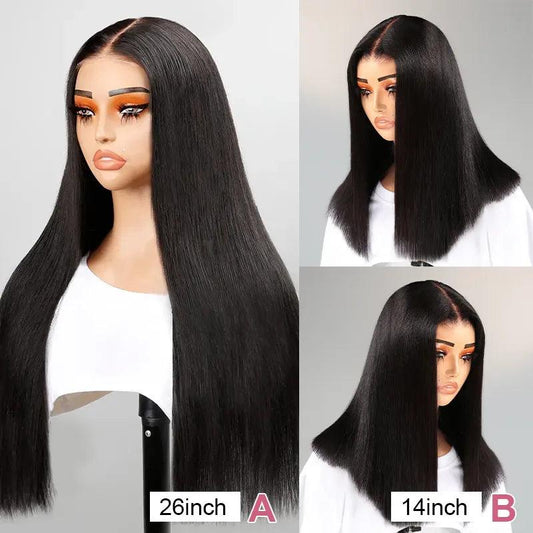 7x5 Glueless Perruques Sans Colle Mélange Promotionnel Brésiliennes Cheveux Humain - SHINE HAIR