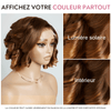 Boss Mature Ondulé Couleur Marron Ombre Bob 4x4 Dentelle Minimaliste Perruque Cheveux Humains