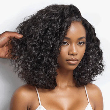 𝐋𝐚𝐬𝐭 𝟏 Glueless Chic Sans Effort Prêt À Partir 7x4  Perruque Sans Colle Water Wave