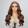 9×6 Perruque Body Wave sans colle au chocolat