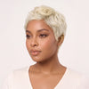Wig Short 613 Platinum GluelessPlaquage Naturel Prête à Poser