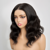 Glueless Nœuds Blanchis Bob Wear Go 5x5 Perruque Sans Colle Cheveux Humains Ondulé