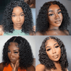 Glueless Rebondissement Bob Perruque Bouclés 4x4 9x6 Perruque Sans Colle Cheveux Humains