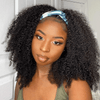 Glueless 3s Wear Go Perruque Bandeau Bob Kinky Curly 100% Cheveux Humains