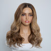 Tendance Glueless Couleur Mèches Blondes Ombré 4x4 Perruque Sans Colle Body Wave Cheveux Humains