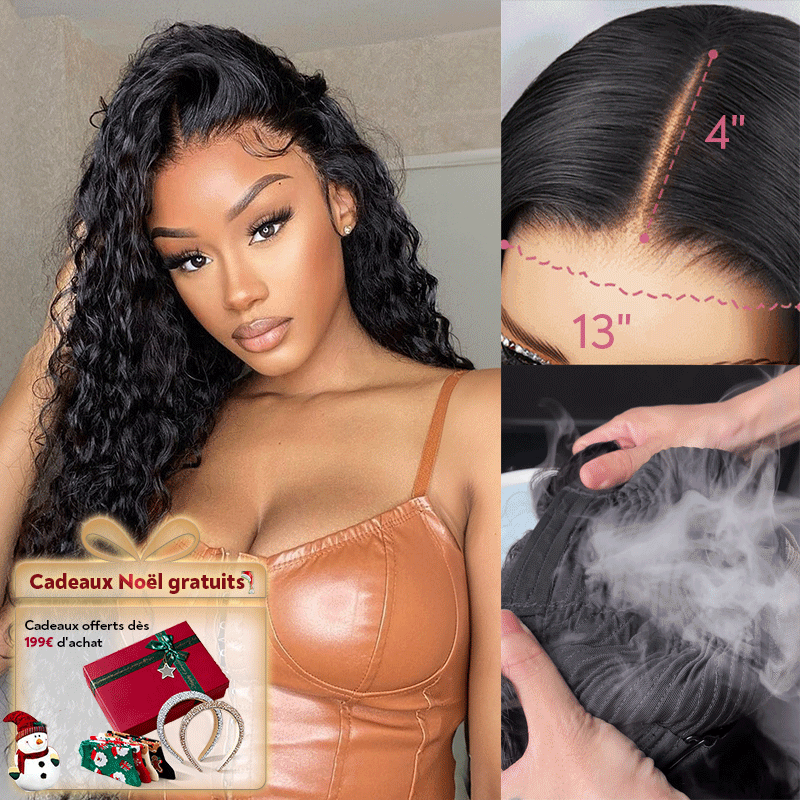 7X5 Glueless Wig Upgraded Bleached Knots Wear Go Curly Human Hair
