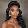 WEDDING Classique Ligne De Cheveux Pré-épilée 13×4&360 Dentelle Perruque Body Wave