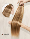 9 Pièces Extensions De Cheveux à Clipser 4/27 En Cheveux Naturels 125 g
