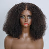 Glueless Bob Bouclé Dégradé 4x4 Sans Colle Look Volumineux Naturel Pose Instantanée