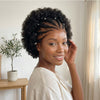 𝐏𝐫𝐞̂𝐭 𝐞𝐧 𝟐𝟒𝐡⚡Pré-tresse Patron Mature Boucle Afro 3 Couleur 13x4 Dentelle Bob Perruque Cheveux