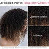 𝐏𝐫𝐞̂𝐭 𝐞𝐧 𝟐𝟒𝐡⚡Perruque Bob Bouclé Glueless 4x4 Ombré Marron Densité 250% avec Edges 4C