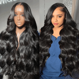 Flash Sale 13x4 Dentelle Élégant Perruque Body Wave Cheveux Humains (Aucun cadeau gratuit n'est offert）