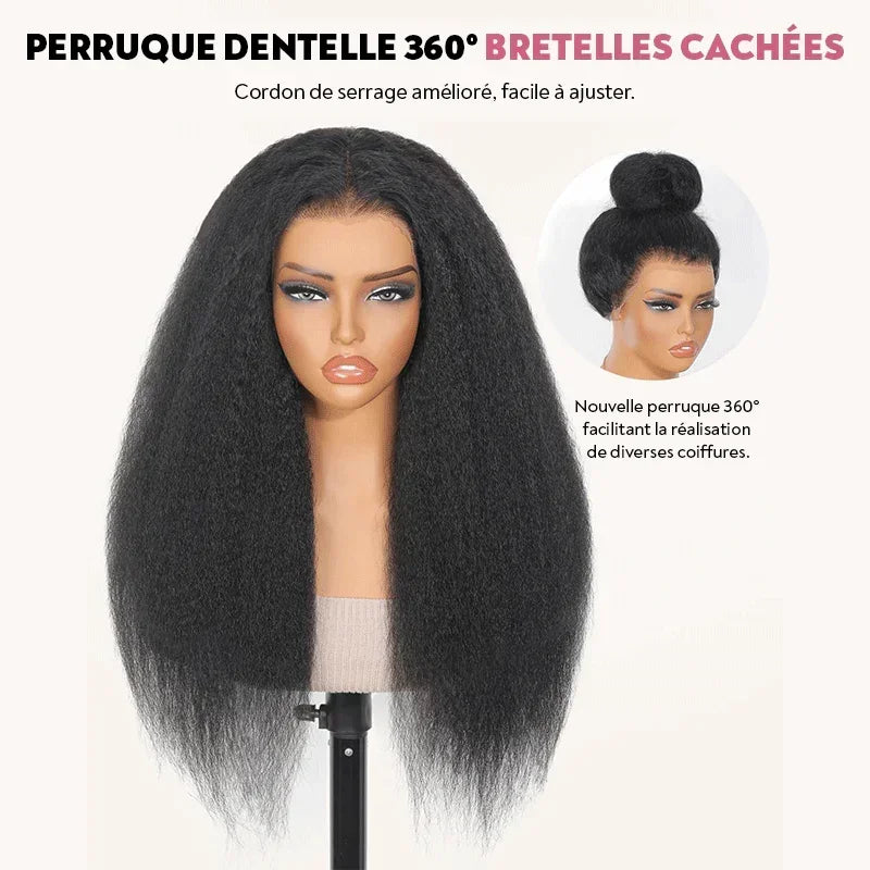 Brazilian Human Hair Straight 360 Lace Front Wig