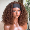 Pose Facile & Rapide Perruque Bandeau Marron Châtain Boucles Volumineuses Sans Colle
