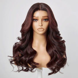 13x4 Glueless Couche Parting Max Couleur Highlight Perruque Sans Colle Body Wave 250% Densité