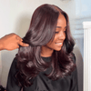 𝑩𝒖𝒚 1 𝑮𝒆𝒕 1 𝑭𝒓𝒆𝒆💥 9x6 Glueless Couche Couleur Bordeaux Foncé Perruque Sans Colle Body Wave