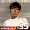 𝐏𝐫𝐞̂𝐭 𝐞𝐧 𝟐𝟒𝐡⚡Glueless 3 Couleurs Pixie Perruque Court Naturel Perruque Sans Colle