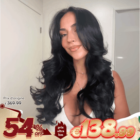 Glueless Couche Pré-épilé Mettre & Aller Body Wave 13x4 Perruque Sans Colle 250% Densité