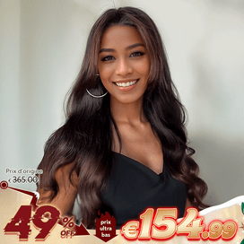 🔥Couleurs D'automne Essentielles Glueless Pré-blanchi 13x4 Mèches Brunes Perruque San Colle 250% Densité